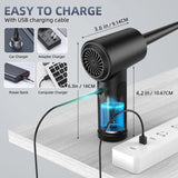 Duster Electric Rechargeable Cordless Blower Compressed Air For Cleaning Computer Keyboard Camera Car Home