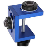 3-In-1 Punching Locator Round Wood Tenon Woodworking Punching Locator Kit Blue&Black For Woodworking Drilling