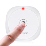 TD017 white one key touch button restaurant coffee shop wireless call