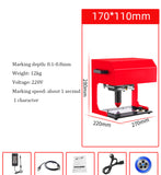 Signage Nameplate Marking Electric Pneumatic Lettering Metal Parts Engraving hine
