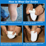 Sock Silicone Protective Accessory Prosthetic Calf Compression Shrinker 1pcs