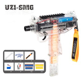 New Electric Soft Bullet Subhine UZI Model Shooting Toy Gun Pistol Outdoor Toys For Children Adults Best Gifts