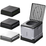Foldable Toilet with Lid - For Adults and Kids, Hiking, Camping, Outdoor, Car, Odor Proof