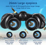 Powerful Telescope 20x50 Professional Binocular Zoom Porro HD Military Powerful Optical Telescope Wide Angle for Outdoor Hunting