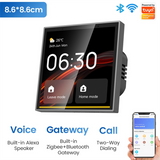 B89B-Smart Home Control Panel Voice Control Interruptor Tuya Smart Home With 4-Inch Touch Screen For Smart Home Control