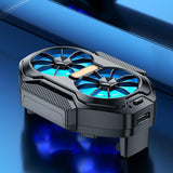 Silent Adjustable Fan Rechargeable Wireless Mobile Phone Radiator with Semi-conductor Heat Dissipation for Universal