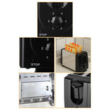 Counter Toaster UK Plug 6 Setting Waffle Maker for Baking Snac Cooking
