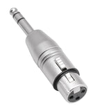 4 Pack Balanced Female XLR To 6.35Mm Male Microphone Adapter Easy Install Easy To Use