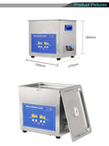 Stainless Steel Ultrasonic Cleaner, Jewelry, Glasses, Teeth, Watch, Razor, Laboratory utensil, High Quality, 7L