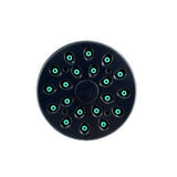 53mm 11.5mm Water Out Massage Bathtub Universal Jet Eight-hole Spray Nozzle ABS Cover Nylon Body Shower Head