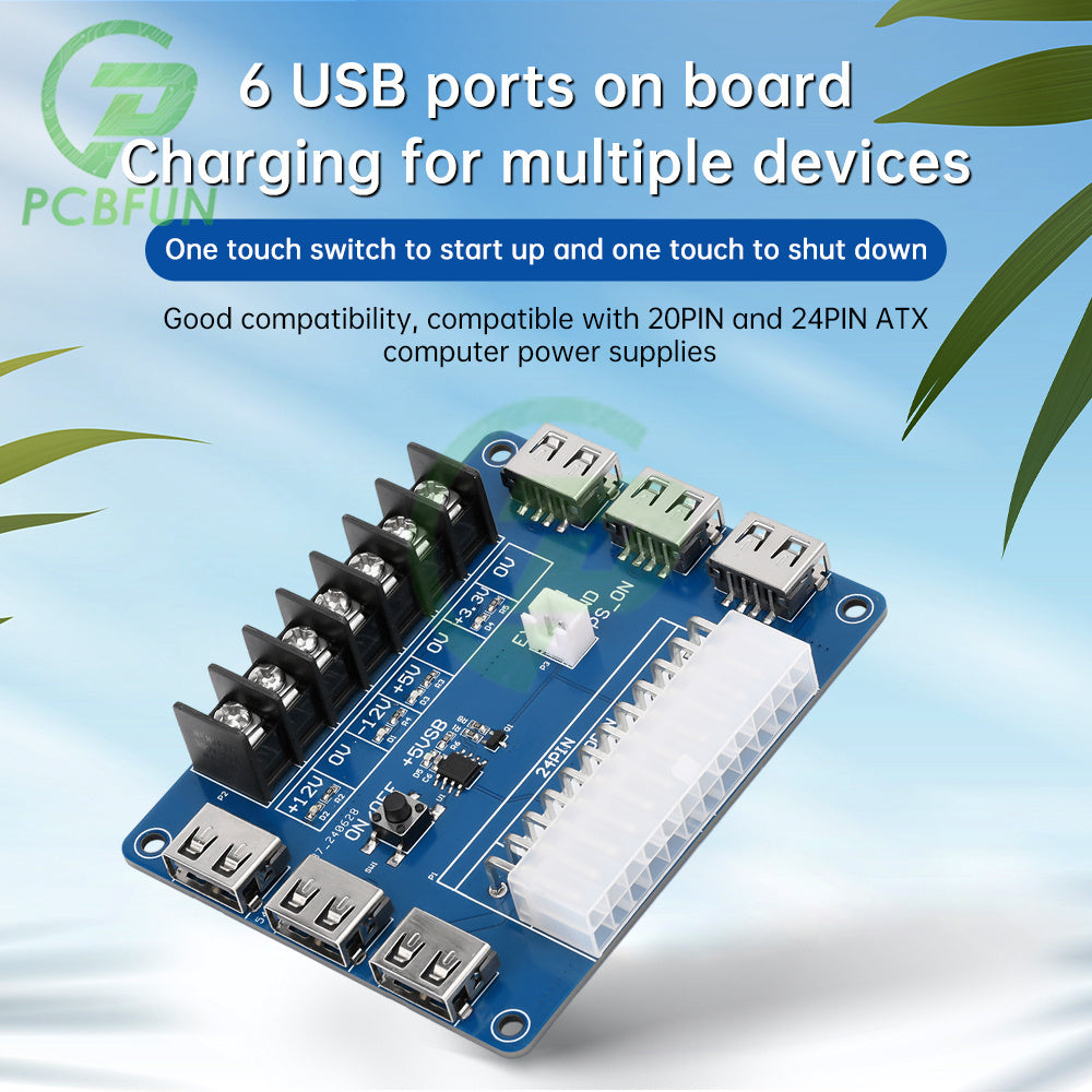 New USB charging desktop computer chassis ATX adapter board take-off m ...