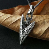 Creative Personality Trendy Men's Retro Sterling Silver Pendant
