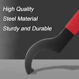 Coilover Wrench, Hook Wrenches Tools Shock Wrench Set C-Shape Spanner Adjustable Spanners Adjustment Tool