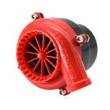 Universal Loud Horn Electronic Car Fake Dump Vae Electric Turbo Blow Off Analog Sound BOV Red