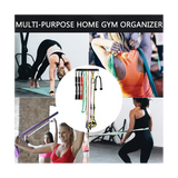 2PCS Multi-Purpose Equipment Resistance Bands Storage Hanger Barbell Heavy Duty Gym Rack