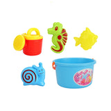 Beach Set Sand Truck Bucket Shovels Rakes Tool Kit Sea Animal Molds Watering Can Toys For Toddlers Kids