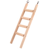 Parrots Playground,Natural Wooden Parrot Perch Gym Stand Parakeet Ladders With Feeder Cups And Toys Exercise Play