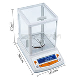 Solid Analytical 100/200/300 x 0.001g Electronic Digital Balance Lab Precision Scale with Windshield 110V/220V