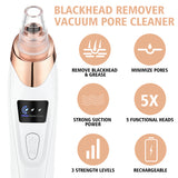 4 IN 1 Electric Facial Blackhead Remover Vacuum Pore Cleaner Acne Cleanser Black Spots Removal Face Nose Deep Cleaning tools