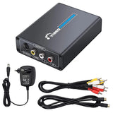 AV S-Video CVBS Video Audio Converter HDMI to S VIDEO Switcher Adaptor HD 3RCA PAL/NTSC Switch for TV PC Blue-Ray DVD