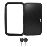 RV Storage Baggage Door with Flat Lock Keys Heavy Duty UV Protection RV Camper Hatch Door Aluminum Alloy
