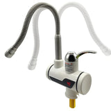 Instant Heater Faucet Tankless Heaters Kitchen Hot Water Tap Bathroom Heating Electric 220v Stainless Steel Shell