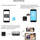 R9 4K Wifi Mini Camera Night Vision Mobile Phone Remote Monitor Wireless Network Action Camcorder Home Bodycam Law Enforcement