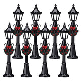 Mini Light Model Lights Decorative Streetlight Small Street Lamps For Christmas Dollhouse,8Pcs