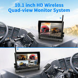 10.1" car reversing aid AHD Wireless Truck DVR Night Vision Reverse Backup Recorder Wifi Camera For Bus Car display