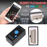 Bluetooth V1.5 Detector Scanner Car Diagnostic Tool OBD2 Interface Adapter For IOS/Android Code Reader ELM327
