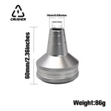 CRUSHER Aluminum Alloy Hookah Molasses Catcher with Silicone Adapter Oil Collector Chicha Nargile Cachimba Accessories
