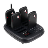 RETEKESS TD175S black 1-to-10 square food dispenser queue call device 500m restaurant coffee shop