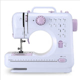 Household electric sewing machine, small, fully automatic, with super lock