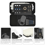 Golf Glove Holder Glove Case with Golf Gloves Stretchers & Hook, Protective Golf Accessory Case for Tees, Ball Markers NEW