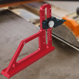Woodworking TableSaw Depth 0-60mm Adjustable Metric Inch Router Table Height Measuring Ruler Aluminum Alloy Measure Gauge