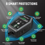 6V 12V 3000mA Eu Plug Smart Battery Automatic for Trickle Lithium LiFePO4 Lead-Acid Batteries Car Motorcycle Charger