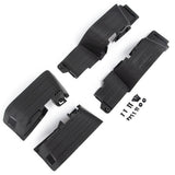 Black Plastic Front and Rear Mud Flaps for 1/10 RC Crawler Car Axial SCX10 II 90046 90047 Upgrade Parts