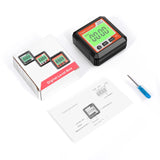 Digital Meter Electronic Protractor Incometer With Magnetic Base LCD Precision Level Box Angle Finder Gauge