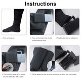 3V Thermal Cotton Heated Men Women Case Battery Operated Winter Foot Warmer Electric Warming Soc