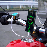 Motorcycle Dual Charger SAE to USB Adapter with On/OFF Switch Support QC3.0 PPS DCP FCP SCP AFC MTK PE For iPhone Samsung