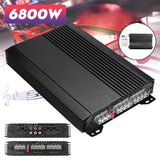 Portable Power Amplifiers 6800W Channel Car Amplifier Audio 4 way AMP USB FM Radio TF Playe Subwoofer SNR 90dB for Speakers