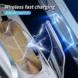 30W Wireless Charger Automatic Magnetic Air Vent Phone Holder Stand for iPhone 15 14 13 Xiaomi Samsung Fast Car Charging