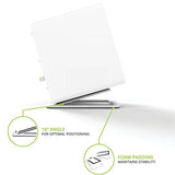 Desktop Stand Metal Audio Bracket Universal Tabletop Holder Tilt Stands For Kanto's Yu4 S4 Speaker A1n7