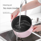 2.6L Electric Multi Cookers Heating Pan Stew Household Cooking Pot Hotpot Noodles Eggs Soup Steamer Rice Cooker