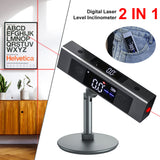 Digital Level Incometer Laser Protractor Angle Ruler Dual-Screen Type-C Rechargeable Construction Measurement Tool