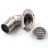 1316 stainless steel leak RV 90 ° or drain marine yacht hardware accessories