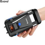 Eyoyo 2D Bluetooth Barcode Scanner,Phone Back Clip On Scanner,Portable,3-In-1 USB & Wireless, Rechargeable Bar Code Reader for Retail Warehouse Inventory Management Compatible with iPhone,Android, iOS