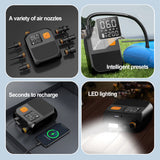 Paddle Board Rechargeable 20PSI SUP Dual-Stage Iation Portable Electric Pump for Kaya, Wind Wings, SUPs