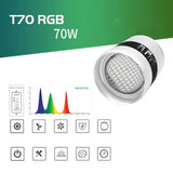 WEEK AQUA T70 RGB 70W Button Edition High Power Moonlight Led Aquarium Light Full Spectrum Freshwater Aquatic Plants 2nd Stand