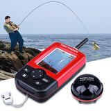 Wireless Portable Fish Finder 45M/135FT Sonar Depth Sounder Alarm Ocean River Lake echo sounder